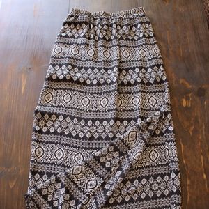 L.A. Hearts // Tribal Print Maxi-Skirt
